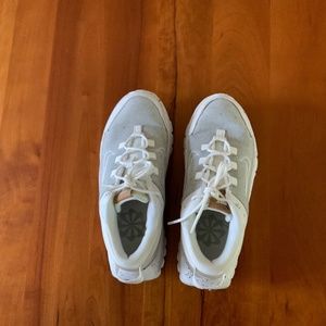White/grey, Nike sneakers, size 6